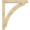 Ekena Millwork Thorton Block Rough Sawn Bracket w/ Offset Brace, Douglas Fir, 6"W x 38"D x 44"H BKT0604X38X44THR05RDF - alternate 3